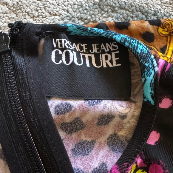 Versace jeans Couture Baroque Print Bodysuit in size 42. EUC. - Picture 2 of 4